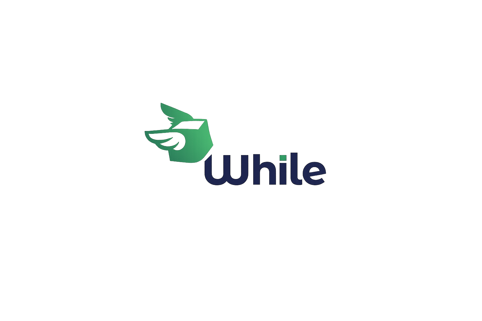 While